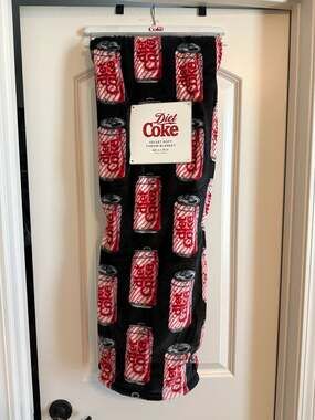 Diet Coke Velvet Soft Throw Blanket 60 in x 70 in